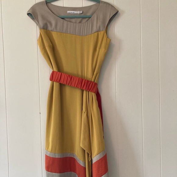 Karen Millen Dresses & Skirts - Karen Millen Silky Asymmetrical Sheath Dress